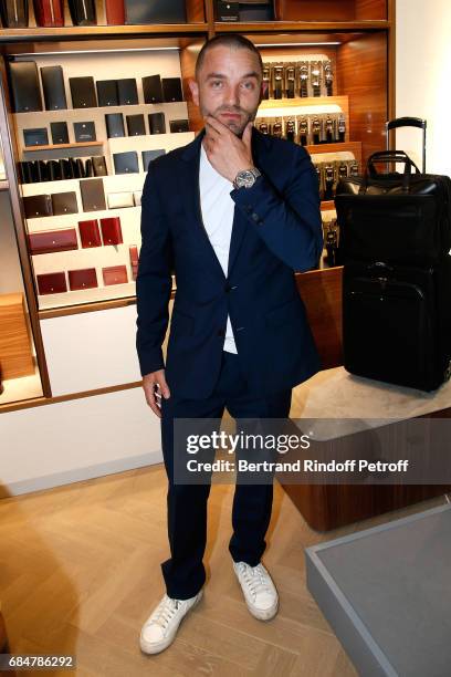 Actor Cedric Kahn attends the Montblanc : Champs-Elysees Flagship Reopening on May 18, 2017 in Paris, France.