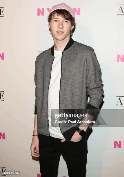 Devin Rondon Actor Devin Druid attends NYLON's annual Young Hollywood May issue ...