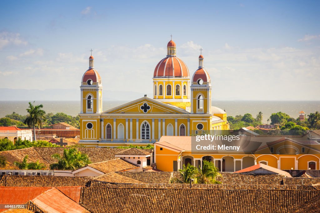 Kathedraal van Granada Cityscape Nicaragua