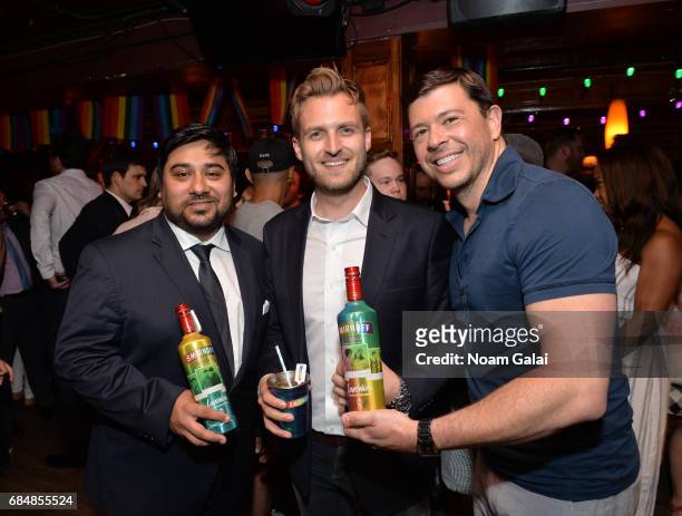 Vice President of SMIRNOFF Jay Sethi, SMIRNOFF Brand Manager Jamie Young and Adam Marquez, Associate Director of Corporate Development for the Human...