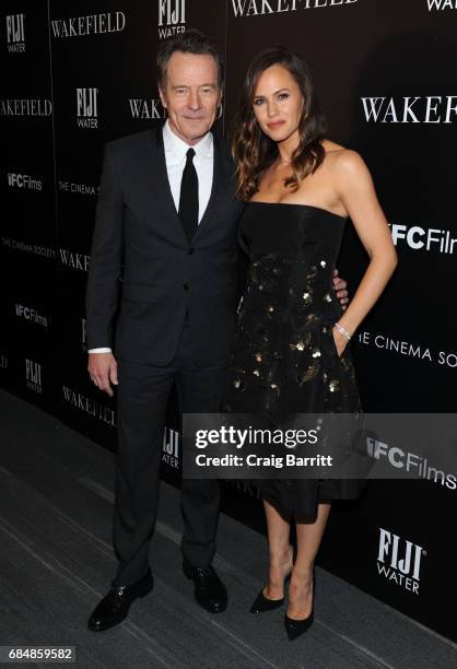 Bryan Cranston and Jennifer Garner attend a special screening of "Wakefield" hosted by FIJI Water and the Cinema Society at Landmark Sunshine Cinema...