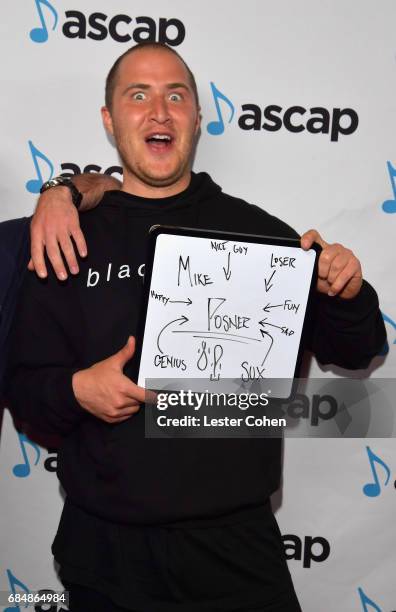 Musician Mike Posner at the 2017 ASCAP Pop Awards at The Wiltern on May 18, 2017 in Los Angeles, California.