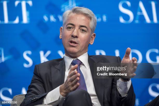 Bill Ackman, chief executive officer of Pershing Square Capital Management LP, speaks at the Skybridge Alternatives conference in Las Vegas, Nevada,...
