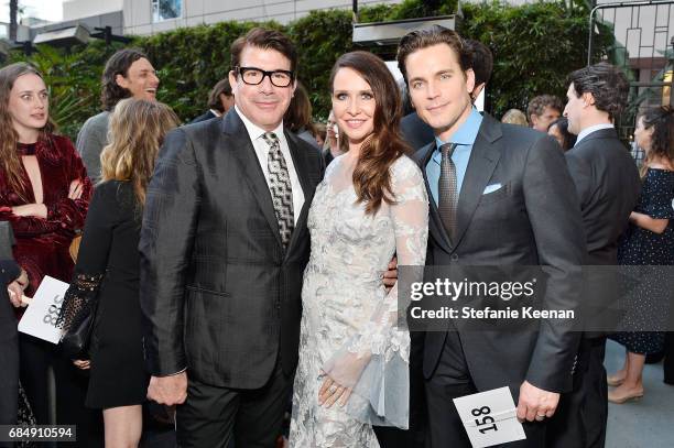 Bryan Batt, Janie Bryant and Matt Bomer attend Uplift Family Services at Hollygrove Gala at W Hollywood on May 18, 2017 in Hollywood, California.