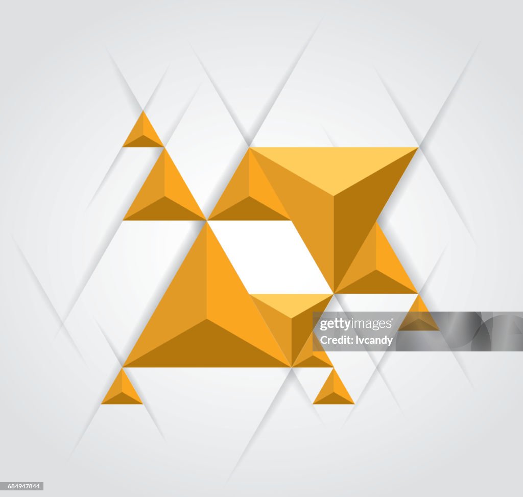 Triangular cone background