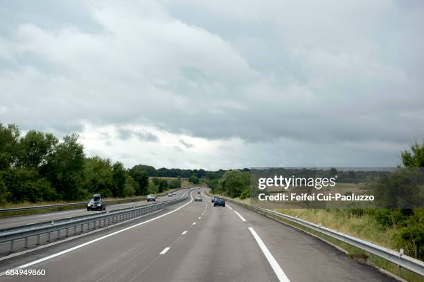 highway near beaune in bourgogne-franche-comté region, france - gold coast highway stock pictures, royalty-free photos & images