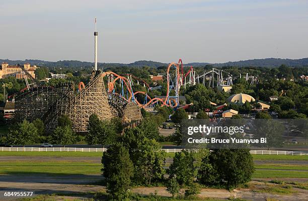 view of hersheypark - hershey pennsylvania stock pictures, royalty-free photos & images