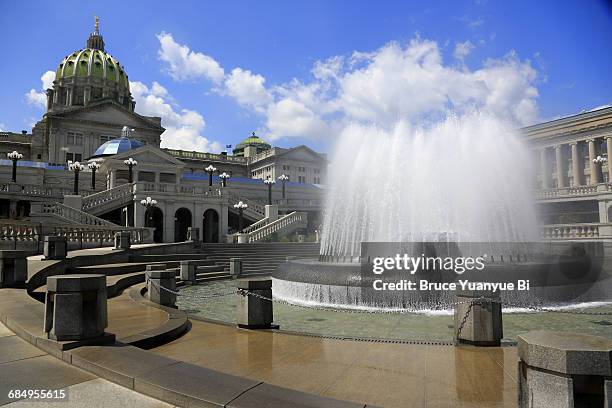 pennsylvania state capitol - capitólio-estatal-de-pensilvânia imagens e fotografias de stock