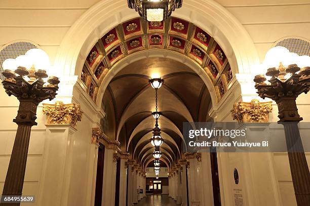 interior view of pennsylvania state capitol - bruce hall stock-fotos und bilder