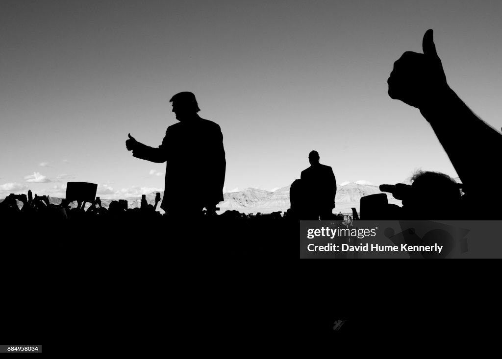 Donald Trump At Campaign Rally