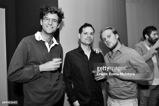 Actor John Reynolds, moderator/comedian Michael Ian Black, and actor John Early attend the 'Search Party' ATAS event at Saban Media Center on May 18,...