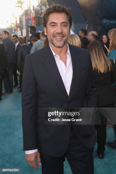 Actor Javier Bardem at the Premiere of Disneys and Jerry Bruckheimer Films Pirates of the Caribbean: Dead Men Tell No Tales, at the Dolby Theatre...