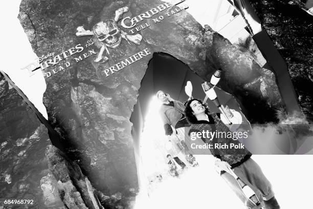 View of the atmosphere at the Premiere of Disneys and Jerry Bruckheimer Films Pirates of the Caribbean: Dead Men Tell No Tales, at the Dolby...