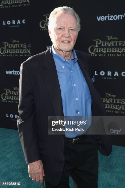 Actor Jon Voight at the Premiere of Disneys and Jerry Bruckheimer Films Pirates of the Caribbean: Dead Men Tell No Tales, at the Dolby Theatre in...