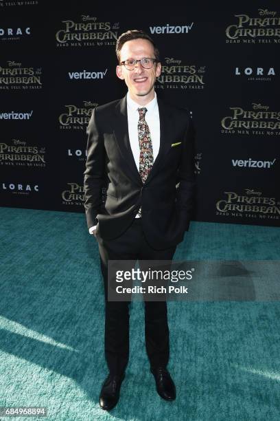 Actor Adam Brown at the Premiere of Disneys and Jerry Bruckheimer Films Pirates of the Caribbean: Dead Men Tell No Tales, at the Dolby Theatre in...