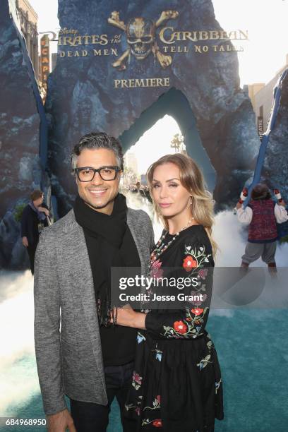 Actor Jaime Camil and Heidi Balvanera at the Premiere of Disneys and Jerry Bruckheimer Films Pirates of the Caribbean: Dead Men Tell No Tales, at...