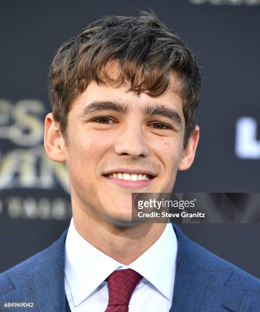 Brenton Thwaites arrives at the Premiere Of Disney's "Pirates Of The Caribbean: Dead Men Tell No Tales" at Dolby Theatre on May 18, 2017 in...