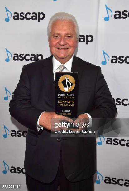 Publisher of the Year -Sony/ATV Music Publishing Martin Bandier onstage at the 2017 ASCAP Pop Awards at The Wiltern on May 18, 2017 in Los Angeles,...