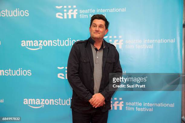 Director Michael Showalter poses for a photo at the opening night gala of the Seattle International Film Festival on May 18, 2017 in Seattle,...