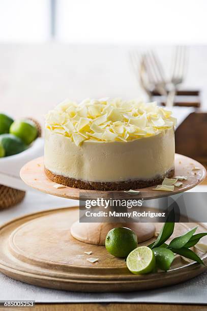 white chocolate cake - key lime stock pictures, royalty-free photos & images