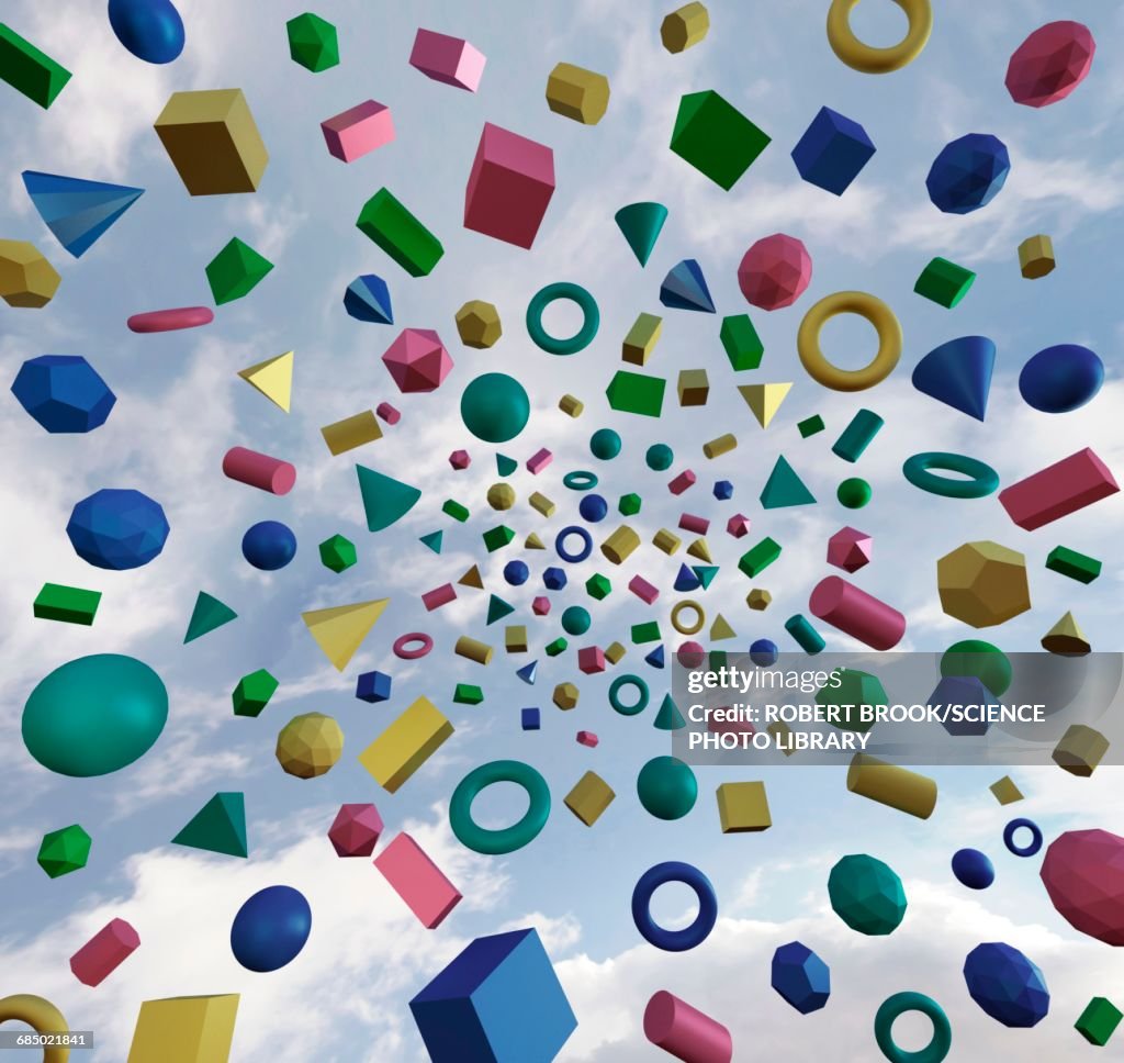 Solid Geometry Illustration High-Res Vector Graphic - Getty Images