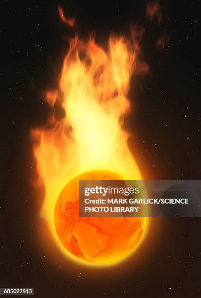 illustration depicting global warming - burnt stock-grafiken, -clipart, -cartoons und -symbole