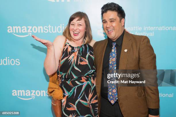 Cathy Lopez and Carlos Lopez attend the 43rd Seattle International Film Festival Opening Night at McCaw Hall on May 18, 2017 in Seattle, Washington.