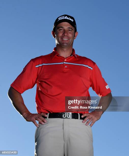 Ricardo Santos of Portugal poses for a portrait during the first round of Andalucia Costa del Sol Match Play at La Cala Resort on May 18, 2017 in La...