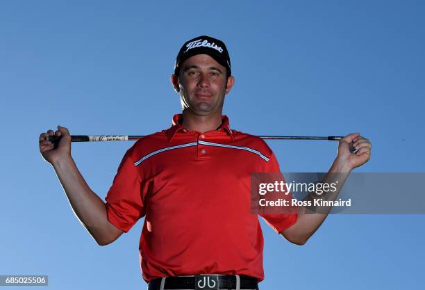 Ricardo Santos of Portugal poses for a portrait during the first round of Andalucia Costa del Sol Match Play at La Cala Resort on May 18, 2017 in La...