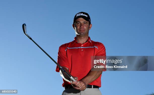 Ricardo Santos of Portugal poses for a portrait during the first round of Andalucia Costa del Sol Match Play at La Cala Resort on May 18, 2017 in La...