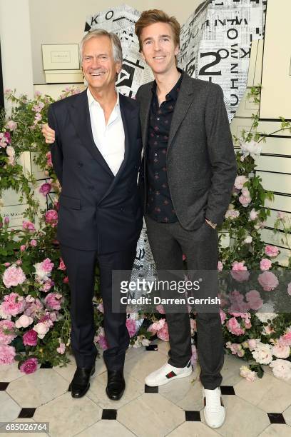 Charles Delevingne and James Cook attend 'The Talk Of The Townhouse' hosted by JO MALONE LONDON on May 18, 2017 in London, England.