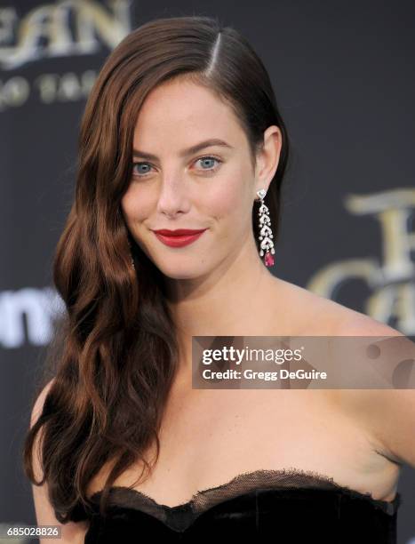 Actress Kaya Scodelario arrives at the premiere of Disney's "Pirates Of The Caribbean: Dead Men Tell No Tales" at Dolby Theatre on May 18, 2017 in...