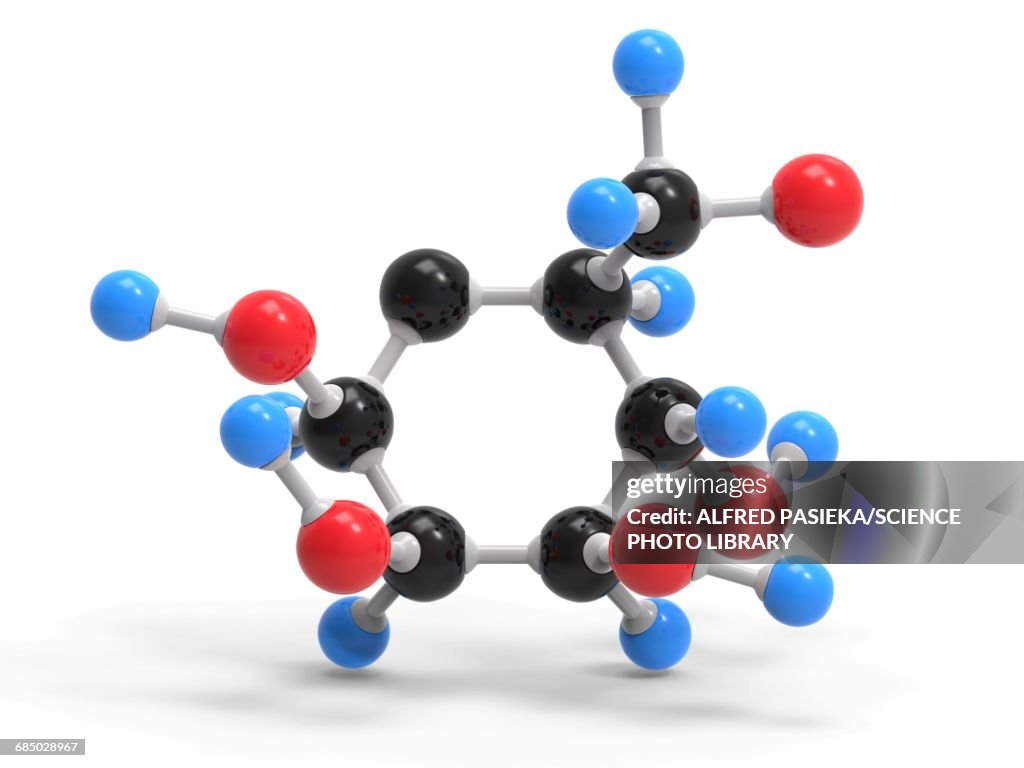 Glucose sugar molecule