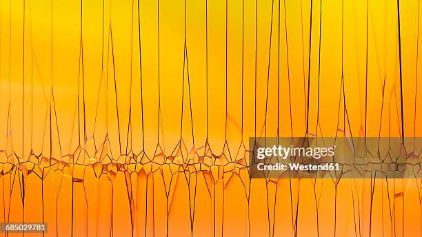 network of cracks, 3d rendering - broken bone stock illustrations