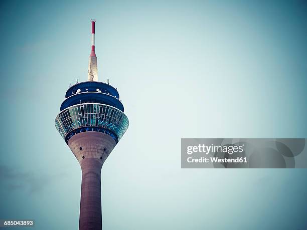germany, duesseldorf, view to rhine tower - düsseldorf stock pictures, royalty-free photos & images