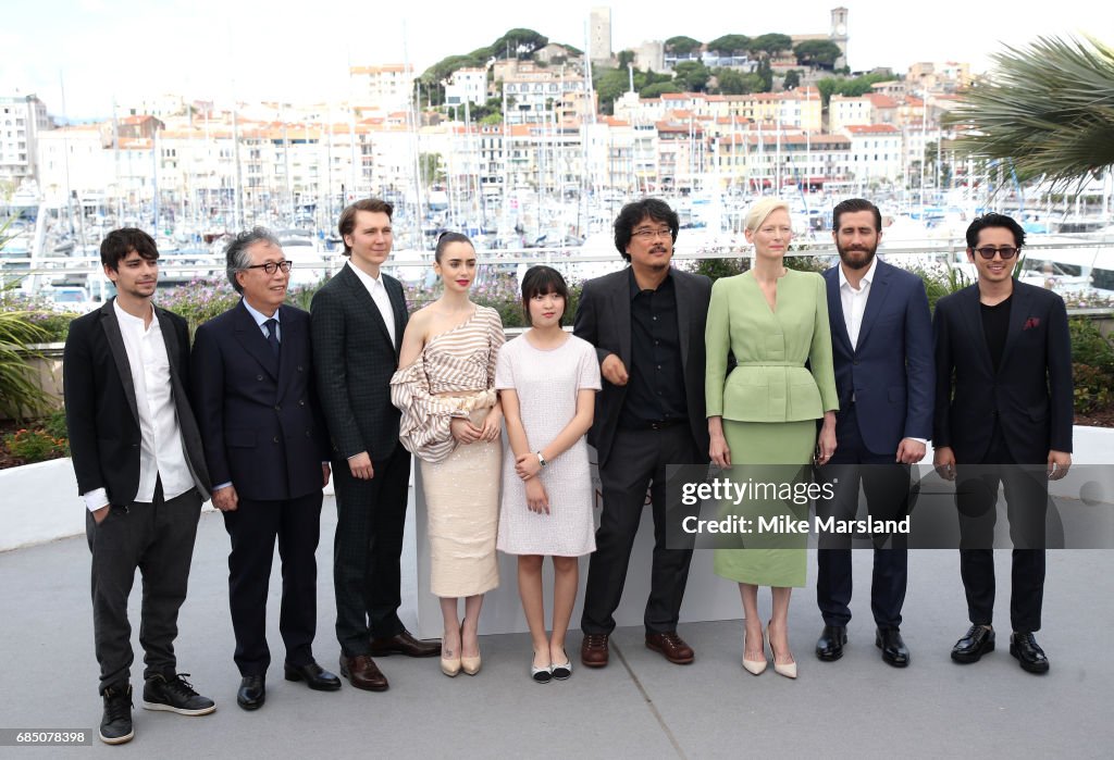"Okja" Photocall - The 70th Annual Cannes Film Festival