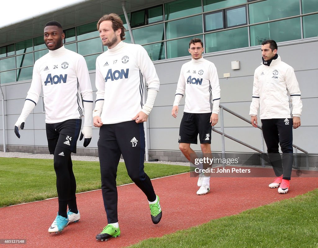 Manchester United Training and Press Conference
