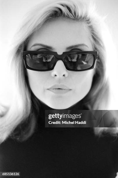 Singer Debbie Harry is photographed for Vogue magazine on September 22, 1994 in London, England.