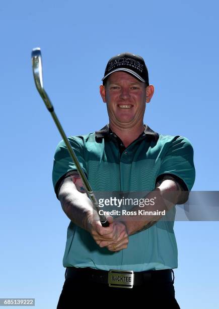 Daniel Gaunt of Australia poses for a portrait during the first round of Andalucia Costa del Sol Match Play at La Cala Resort on May 18, 2017 in La...