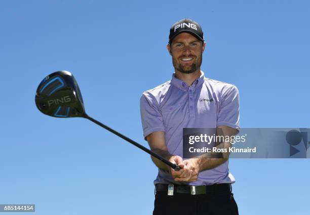 Rhys Davies of Wales poses for a portrait during the first round of Andalucia Costa del Sol Match Play at La Cala Resort on May 18, 2017 in La Roda...