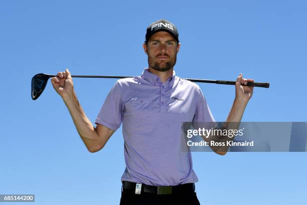 Rhys Davies of Wales poses for a portrait during the first round of Andalucia Costa del Sol Match Play at La Cala Resort on May 18, 2017 in La Roda...