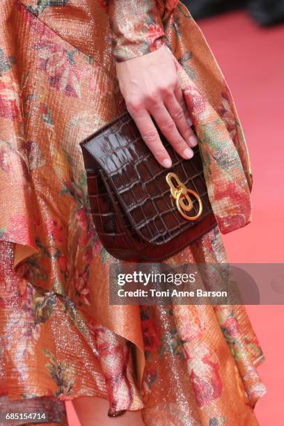 Amber Valletta attend the "Wonderstruck " screening during the 70th annual Cannes Film Festival at Palais des Festivals on May 18, 2017 in Cannes,...