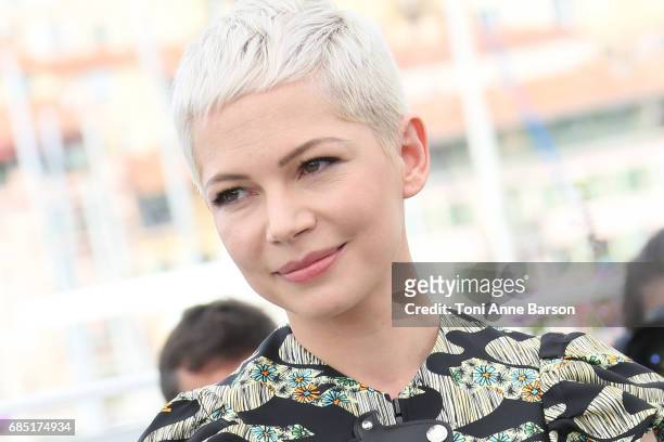 Michelle Williams attends the "Wonderstruck" photocall during the 70th annual Cannes Film Festival at Palais des Festivals on May 18, 2017 in Cannes,...