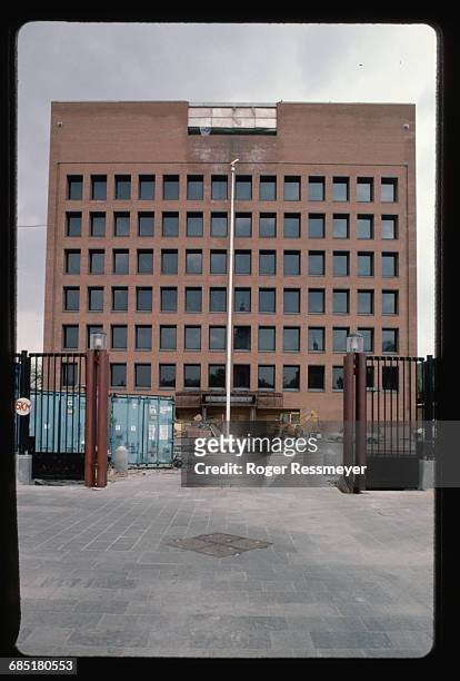 The new United States embassy building under construction in Moscow. The old facility remained in service when listening devices were dicovered in...