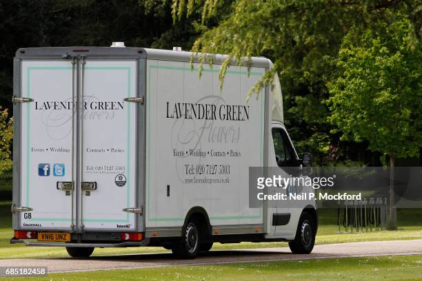 Flowers being delivered to St Mark's Church ahead of the Wedding of Pippa Middleton and James Matthews on May 19, 2017 in Englefield, Berkshire.