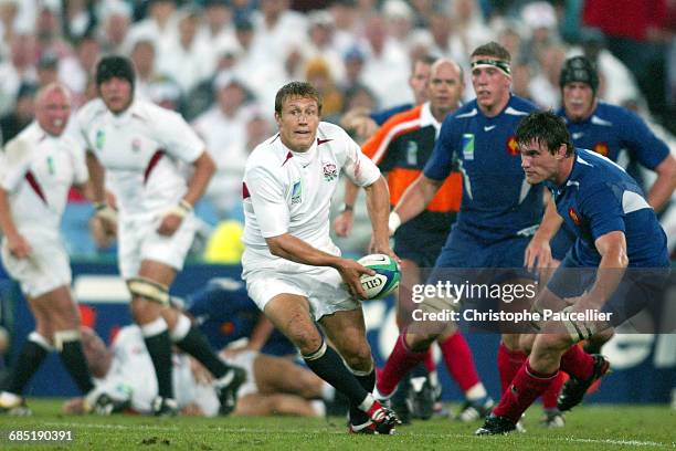 Rugby World Cup 2003. Semi-finals. France vs England. Jonny Wilkinson . Coupe du monde de Rugby 2003. Demi-finales. France contre Angleterre. Jonny...
