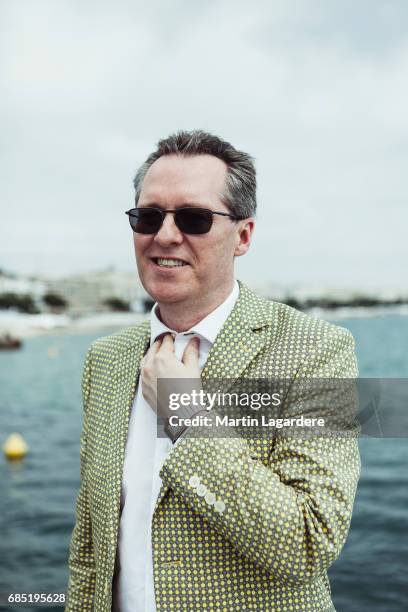 Producer, director and writer Thom Powers is photographed on May 18, 2017 in Cannes at Majestic Beach, France.