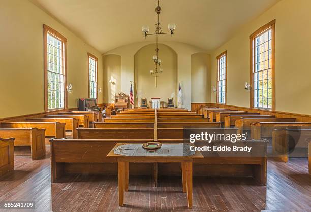 bentonsport presbyterian church - presbyterianism stock pictures, royalty-free photos & images