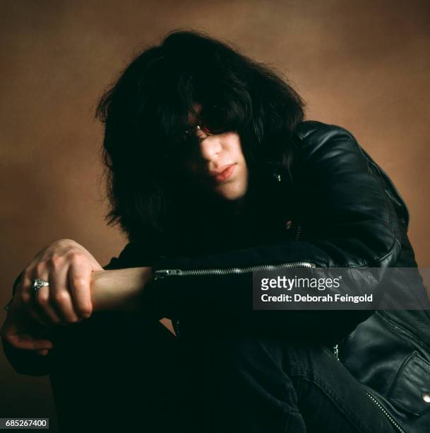 Deborah Feingold/Corbis via Getty Images) NEW YORK Musician, lead singer of The Ramones; Joey Ramone poses for a portrait in 1983 in New York City,...