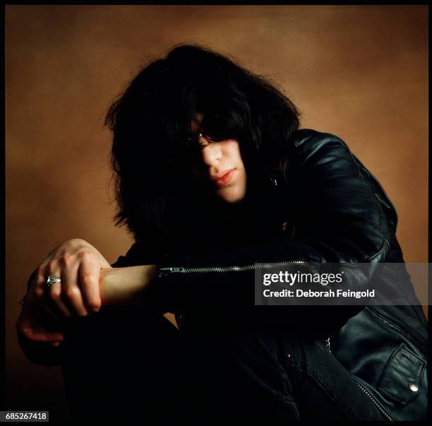 Deborah Feingold/Corbis via Getty Images) NEW YORK Musician, lead singer of The Ramones; Joey Ramone poses for a portrait in 1983 in New York City,...